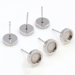 ( Never Fade ) 6 8 10 12mm 10pcs/lot Thicken Stainless Steel Earring Studs,Earrings Blank/Base,Fit 6 8 10 12mm Glass Cabochons