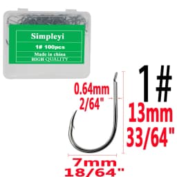 100pcs/1box Fishing Hooks Set High Carbon Steel Single Fishhook Fly Fishing Jip Barbed Carp Hooks Sea Tackle Accessories Tool