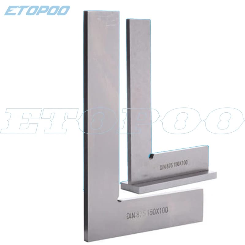 90 Degree Flat Edge Square Carpenter Square Bladed Try Square Angle Square L-shaped Carpenter's Ruler Marking Gauge Carpenter
