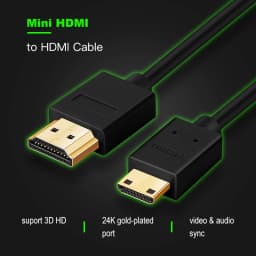 Shuliancable High Speed Mini HDMI Cable 1m 1.5m 2m 3m 5m Male to Male 4K 3D 1080P for Tablet Camcorder
