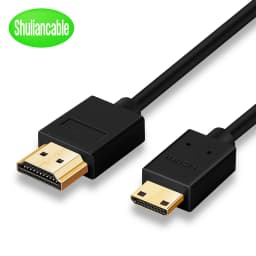Shuliancable High Speed Mini HDMI Cable 1m 1.5m 2m 3m 5m Male to Male 4K 3D 1080P for Tablet Camcorder