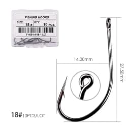 50/10pcs Box High Carbon Maruseigo Fishing Hook Fish Jig Hook Japan Carp Hook Fishing Circle Hooks Fly Fishing Tackle