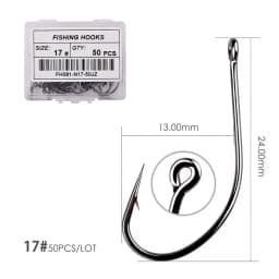 50/10pcs Box High Carbon Maruseigo Fishing Hook Fish Jig Hook Japan Carp Hook Fishing Circle Hooks Fly Fishing Tackle
