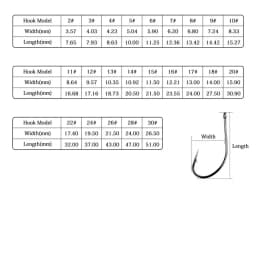 50/10pcs Box High Carbon Maruseigo Fishing Hook Fish Jig Hook Japan Carp Hook Fishing Circle Hooks Fly Fishing Tackle