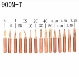 SZBFT 15kinds Diamagnetic 900m t copper soldering iron tip Lead-free Solder tip 907.913.951,898D,852D+ Soldering Station
