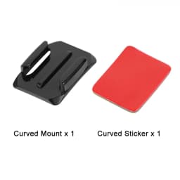 Flat Curved Adhesive Mounts Sticker Mount for GoPro Hero 8 11 Black 7 Xiaomi Yi 4K Mijia SJCAM Action Camera Go Pro Accessories