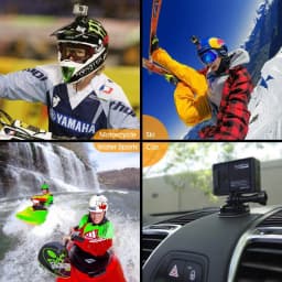 Flat Curved Adhesive Mounts Sticker Mount for GoPro Hero 8 11 Black 7 Xiaomi Yi 4K Mijia SJCAM Action Camera Go Pro Accessories
