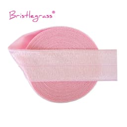 BRISTLEGRASS 2 5 10 Yard 1" 25mm Solid Shiny FOE Fold Over Elastics Spandex Satin Band Headband Underwear Dress Sewing Lace Trim