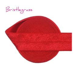 BRISTLEGRASS 2 5 10 Yard 1" 25mm Solid Shiny FOE Fold Over Elastics Spandex Satin Band Headband Underwear Dress Sewing Lace Trim