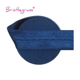BRISTLEGRASS 2 5 10 Yard 1" 25mm Solid Shiny FOE Fold Over Elastics Spandex Satin Band Headband Underwear Dress Sewing Lace Trim
