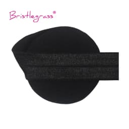 BRISTLEGRASS 2 5 10 Yard 1" 25mm Solid Shiny FOE Fold Over Elastics Spandex Satin Band Headband Underwear Dress Sewing Lace Trim