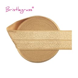 BRISTLEGRASS 2 5 10 Yard 1" 25mm Solid Shiny FOE Fold Over Elastics Spandex Satin Band Headband Underwear Dress Sewing Lace Trim