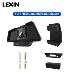 Lexin Brand Moto Intercom Headset and Metal Clip Accessories for LX-B4FM Pro Bluetooth Headset Intercom Plug