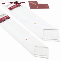 Wholesale Suit White Necktie Men Waterproof Polyester Material Wedding Gift Tie Male Solid Color Formal Neck Tie Accessories