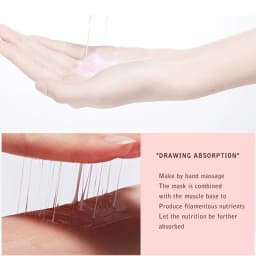 7pcs Peach Niacinamide Sleeping Mask Shrink Pore Brush Mask Moisturizing Disposable Mask Skin Care Improve Roughness & Brighten