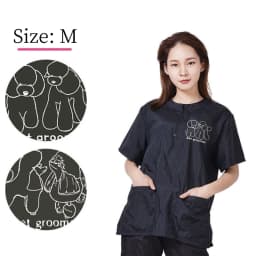 Waterproof Work Clothe Pet Groomer Uniforms Pet Dog Grooming Clothing Non Stick Hair Pet Shop Smock Pet Cleaning Care Workwear