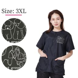 Waterproof Work Clothe Pet Groomer Uniforms Pet Dog Grooming Clothing Non Stick Hair Pet Shop Smock Pet Cleaning Care Workwear