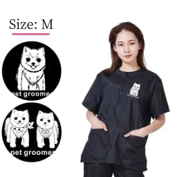 Waterproof Work Clothe Pet Groomer Uniforms Pet Dog Grooming Clothing Non Stick Hair Pet Shop Smock Pet Cleaning Care Workwear
