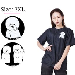 Waterproof Work Clothe Pet Groomer Uniforms Pet Dog Grooming Clothing Non Stick Hair Pet Shop Smock Pet Cleaning Care Workwear