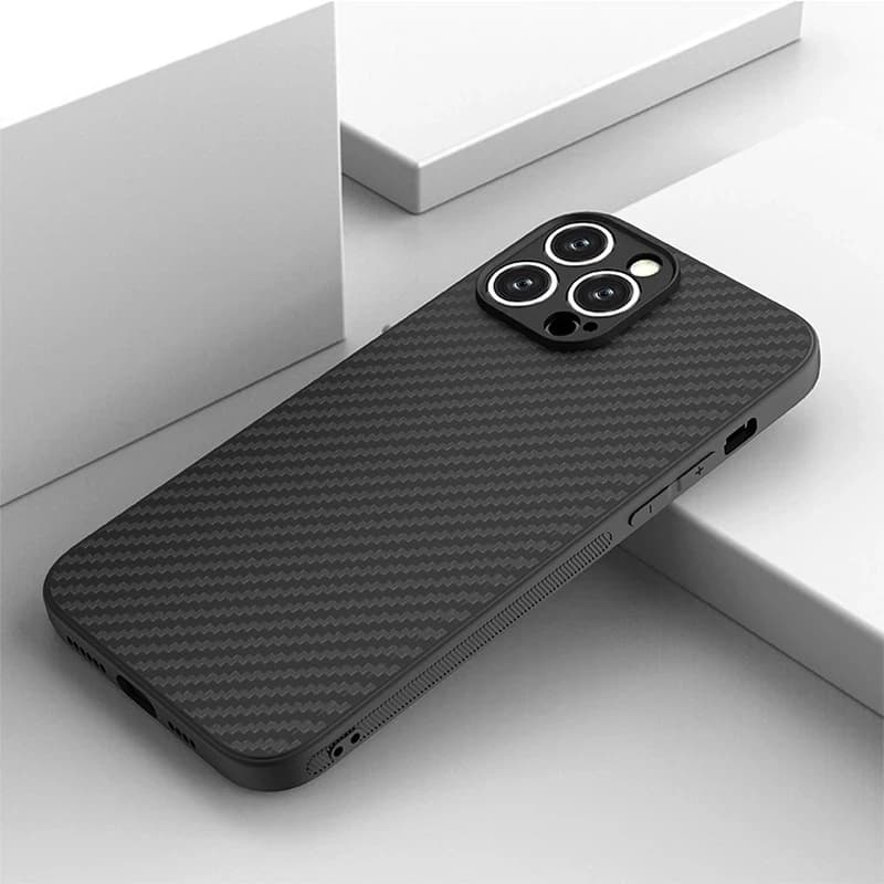 New For Apple iphone 16 13 12 11 14 15 17 Pro Max 16E MINI 14 15 16PLUS Ultra-thin Soft TPU Carbon Fiber protect Back Cover Case