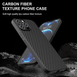 New For Apple iphone 16 13 12 11 14 15 17 Pro Max 16E MINI 14 15 16PLUS Ultra-thin Soft TPU Carbon Fiber protect Back Cover Case