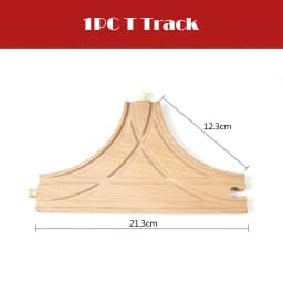 All Kinds Woode Train Track Accessories Beech Wooden Railway Tracks Parts Fit for All Brands Wood Tracks Train Toys for Kids