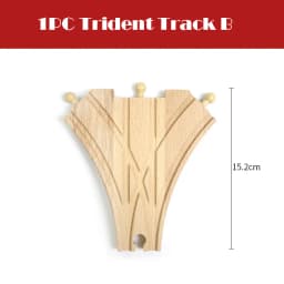 All Kinds Woode Train Track Accessories Beech Wooden Railway Tracks Parts Fit for All Brands Wood Tracks Train Toys for Kids