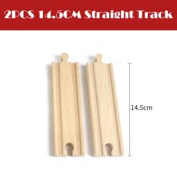 All Kinds Woode Train Track Accessories Beech Wooden Railway Tracks Parts Fit for All Brands Wood Tracks Train Toys for Kids