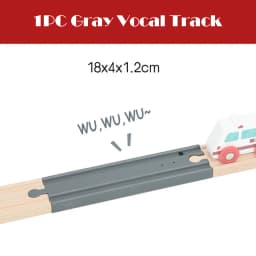 All Kinds Woode Train Track Accessories Beech Wooden Railway Tracks Parts Fit for All Brands Wood Tracks Train Toys for Kids