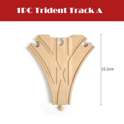 All Kinds Woode Train Track Accessories Beech Wooden Railway Tracks Parts Fit for All Brands Wood Tracks Train Toys for Kids