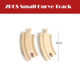 All Kinds Woode Train Track Accessories Beech Wooden Railway Tracks Parts Fit for All Brands Wood Tracks Train Toys for Kids