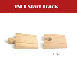 All Kinds Woode Train Track Accessories Beech Wooden Railway Tracks Parts Fit for All Brands Wood Tracks Train Toys for Kids