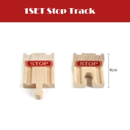 All Kinds Woode Train Track Accessories Beech Wooden Railway Tracks Parts Fit for All Brands Wood Tracks Train Toys for Kids