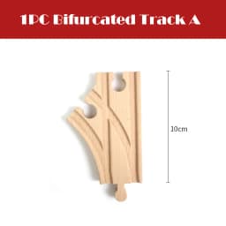 All Kinds Woode Train Track Accessories Beech Wooden Railway Tracks Parts Fit for All Brands Wood Tracks Train Toys for Kids