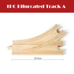 All Kinds Woode Train Track Accessories Beech Wooden Railway Tracks Parts Fit for All Brands Wood Tracks Train Toys for Kids