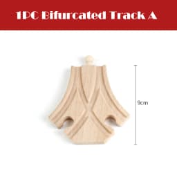 All Kinds Woode Train Track Accessories Beech Wooden Railway Tracks Parts Fit for All Brands Wood Tracks Train Toys for Kids