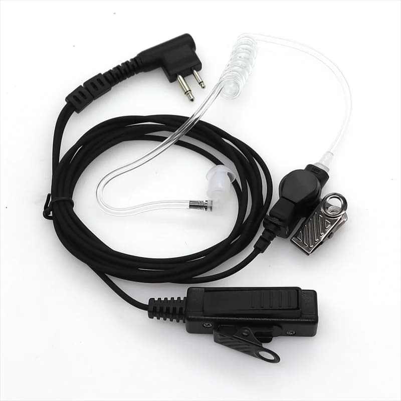 Covert Acoustic Tube Earpiece Headset Mic for Motorola EP450 DEP450 CP1300