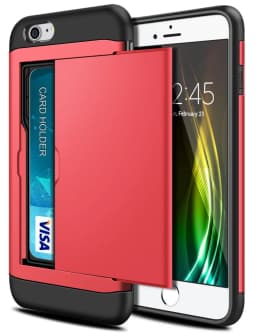 For iPhone SE 2020 Case SE2 Wallet Case Card Slot Holder Dual Layer Hard Cover For iPhone SE 2 2020 4.7 inch A2275 A2296 A2298