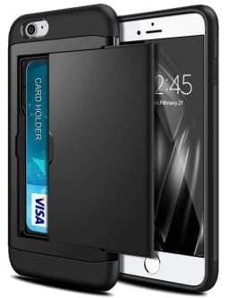For iPhone SE 2020 Case SE2 Wallet Case Card Slot Holder Dual Layer Hard Cover For iPhone SE 2 2020 4.7 inch A2275 A2296 A2298