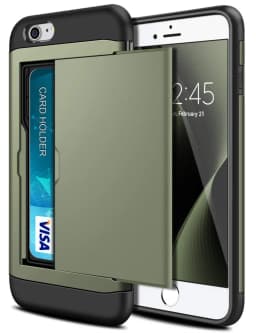 For iPhone SE 2020 Case SE2 Wallet Case Card Slot Holder Dual Layer Hard Cover For iPhone SE 2 2020 4.7 inch A2275 A2296 A2298