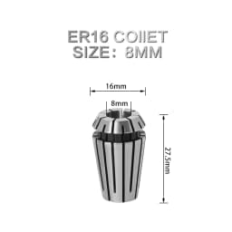 1/4" 8mm 1/2" Shank ER Router Bit Extension Rod Collet Engraving Machine Extension Milling Cutter for Wood