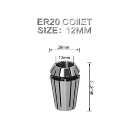 1/4" 8mm 1/2" Shank ER Router Bit Extension Rod Collet Engraving Machine Extension Milling Cutter for Wood