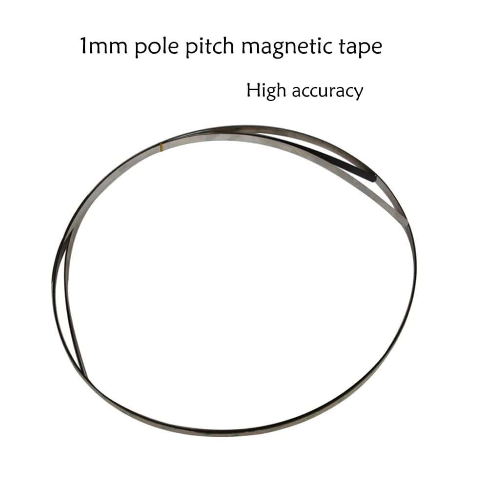 TR10 1+1mm High Accuracy Magnetic Tape Pole Length 1mm Strip Size 10*1.5mm for Magnet Sensor Lathe Woodworking Stone