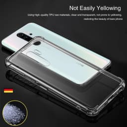 Coque Airbag Clear Phone Case for Redmi Note 8 Pro T Capa Note8 8Pro 8T Original Shockproof Soft Silicone Transparent Thin Cover