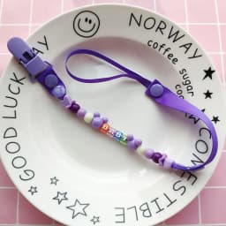 Pacifier Clips Handmade Holder Chain Silicone Pacifier Chains 5 Star Baby Teether Teething Chain Baby Gifts Girls Boys Chains