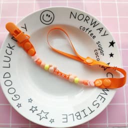 Pacifier Clips Handmade Holder Chain Silicone Pacifier Chains 5 Star Baby Teether Teething Chain Baby Gifts Girls Boys Chains