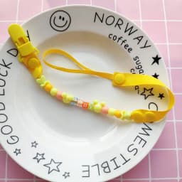 Pacifier Clips Handmade Holder Chain Silicone Pacifier Chains 5 Star Baby Teether Teething Chain Baby Gifts Girls Boys Chains