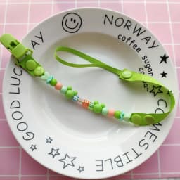 Pacifier Clips Handmade Holder Chain Silicone Pacifier Chains 5 Star Baby Teether Teething Chain Baby Gifts Girls Boys Chains