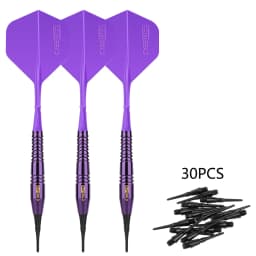 CyeeLife 18g Copper Dart Barrel Electronic Soft Tips Dart Bar Games 30 Soft Dart Tips