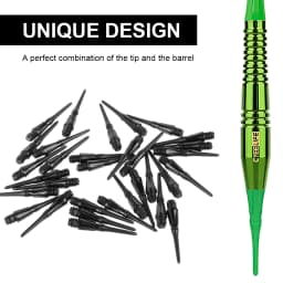 CyeeLife 18g Copper Dart Barrel Electronic Soft Tips Dart Bar Games 30 Soft Dart Tips